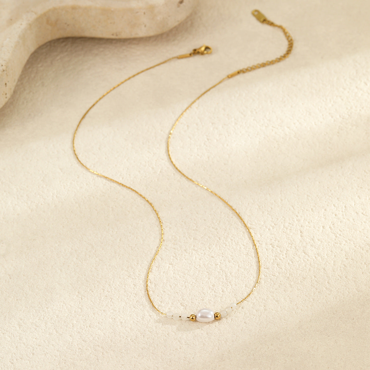 Wholesale Stainless Steel Necklace Pearl Pendant Necklaces