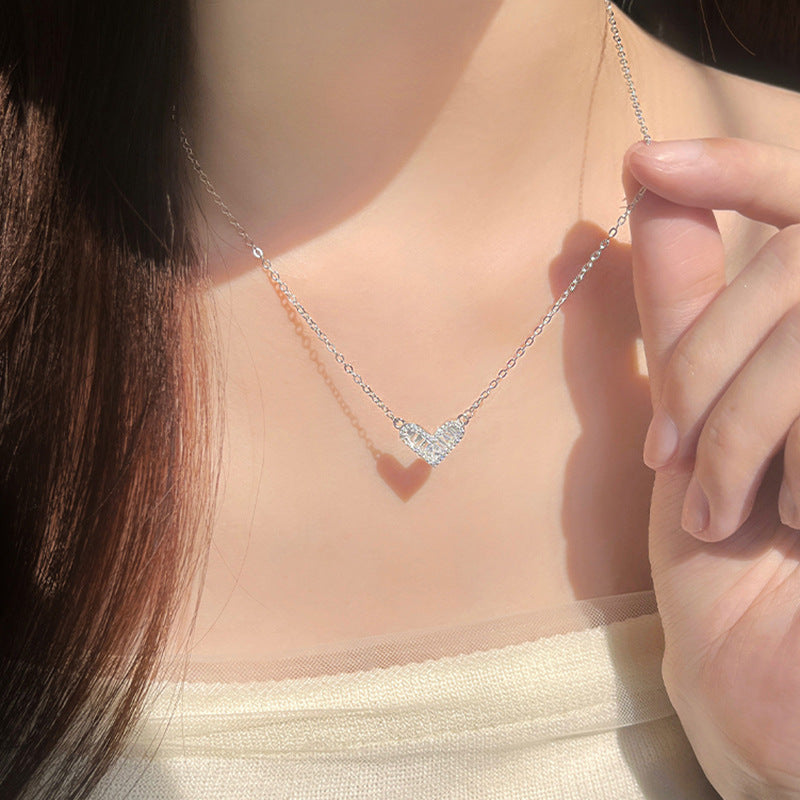 Wholesale S925 Sterling Silver Love Sterling Silver Necklace