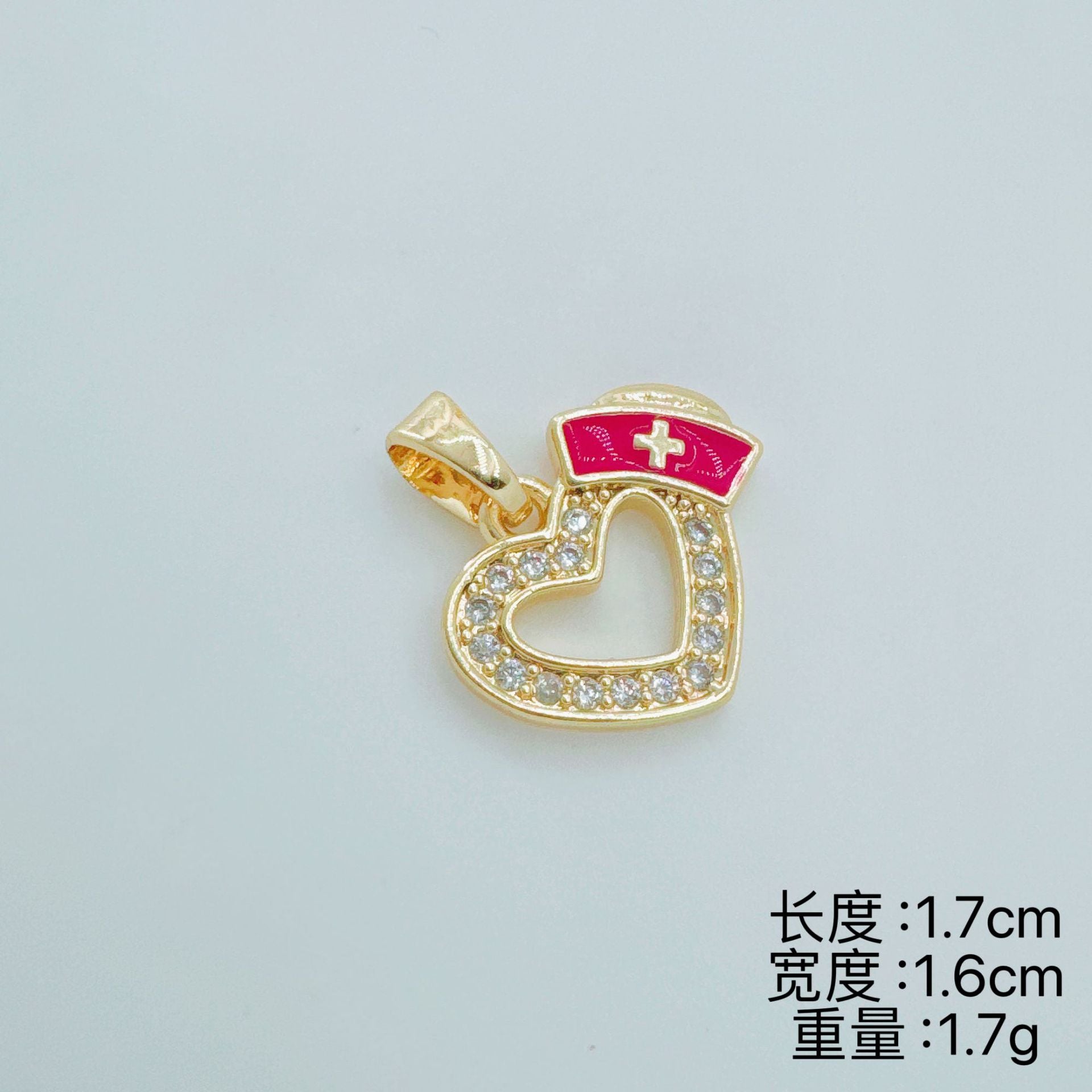 Wholesale Love Cross Pendant Necklace Copper Gold-Plated Fashion Accessory for Women Boutique Resale