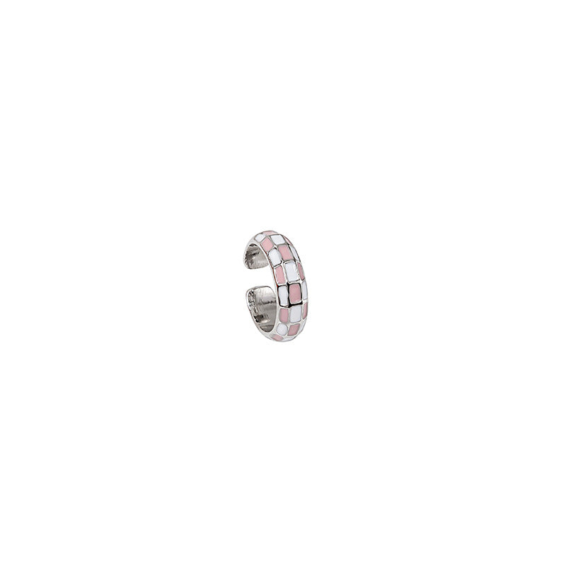 Wholesale Chessboard Cartoon Cute Candy Color Finger Ring