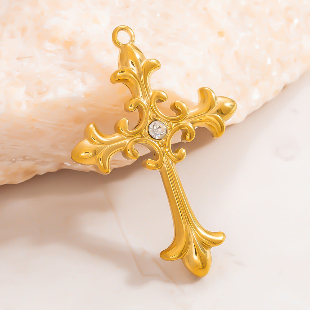 Wholesale Stainless Steel Cross Handmade  Charms