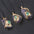 Wholesale 20 ~ 40mm oversized gold crystal stone pendant