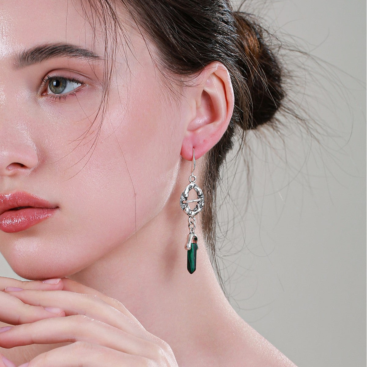 Wholesale Heart-Shaped Drop Earrings