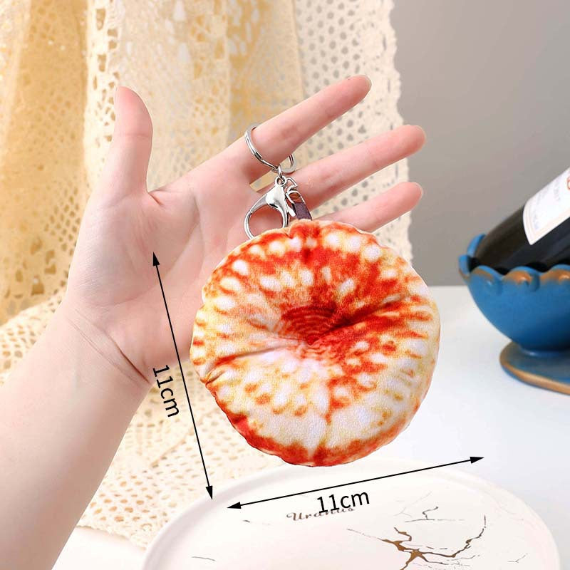 Wholesale Pancake Roasted Nang Plush Keychain ACC-KC-XiaW003