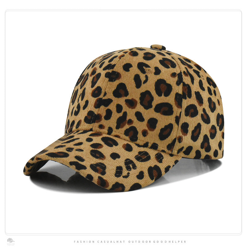 Wholesale Leopard Corduroy Baseball Cap ACC-HT-XuP014