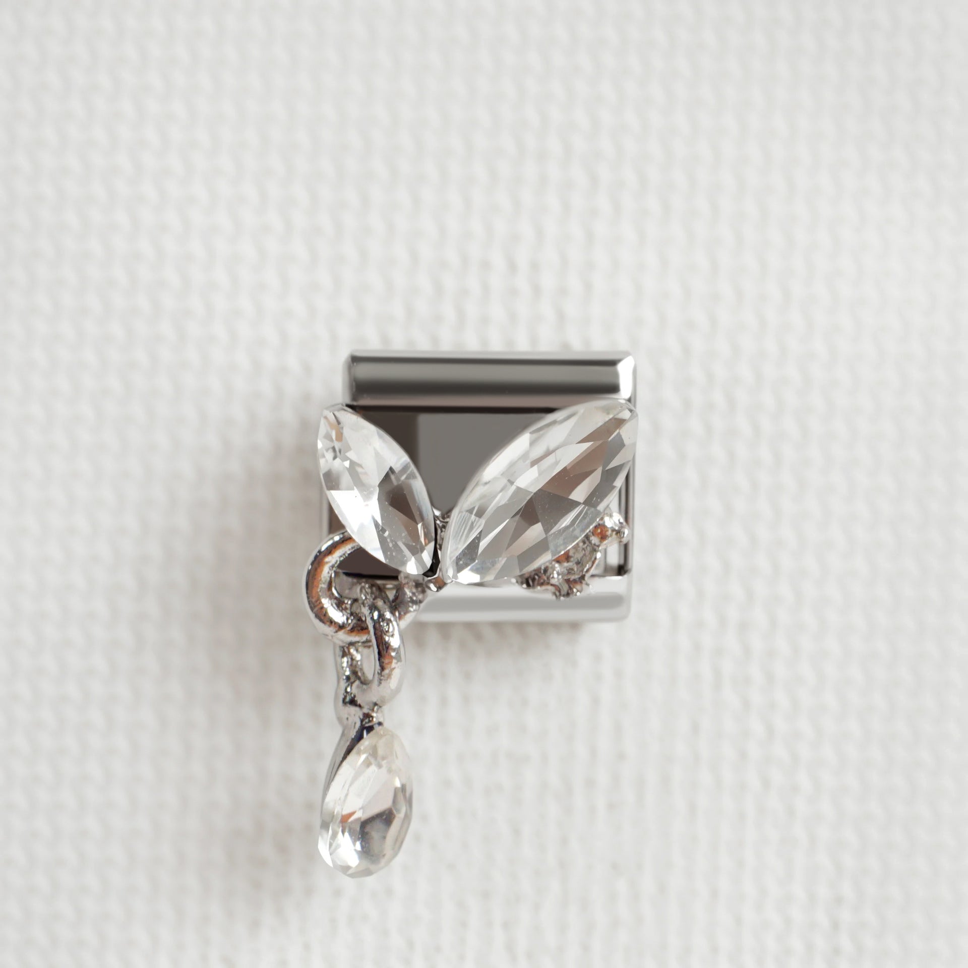 Wholesale 5pcs/pack Makeup &  Accessories Enamel Italian CharmsSingle Section Creative Stainless Steel Composable Bracelet