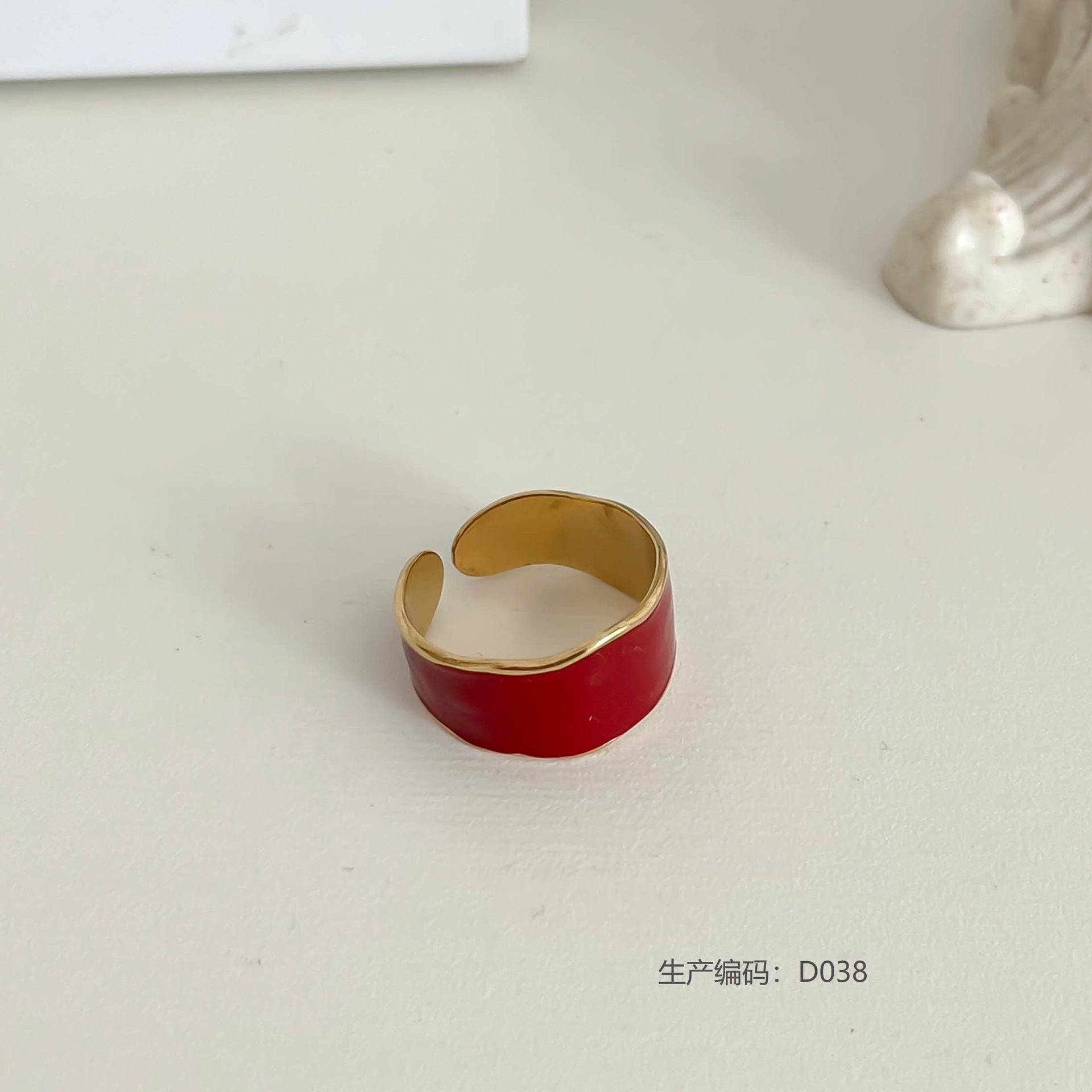 Wholesale Geometric Stainless Steel Ring,  Electroplated,  Boutique Resale Jewelry Accessory