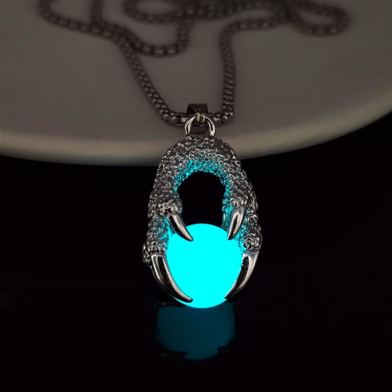 Wholesale Stainless Steel Luminous Dragon Claw  Men' s Pendant