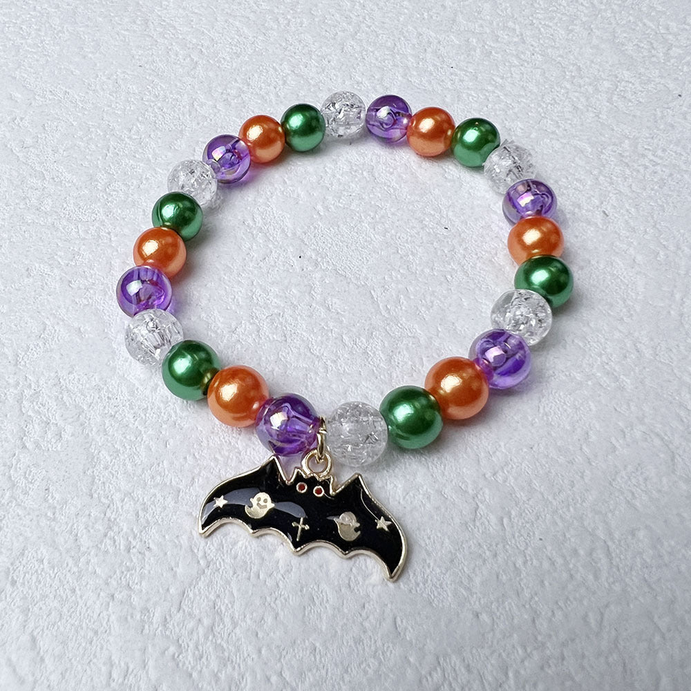 Wholesale Halloween Pumpkin Acrylic Bracelet ACC-BT-Nanh012