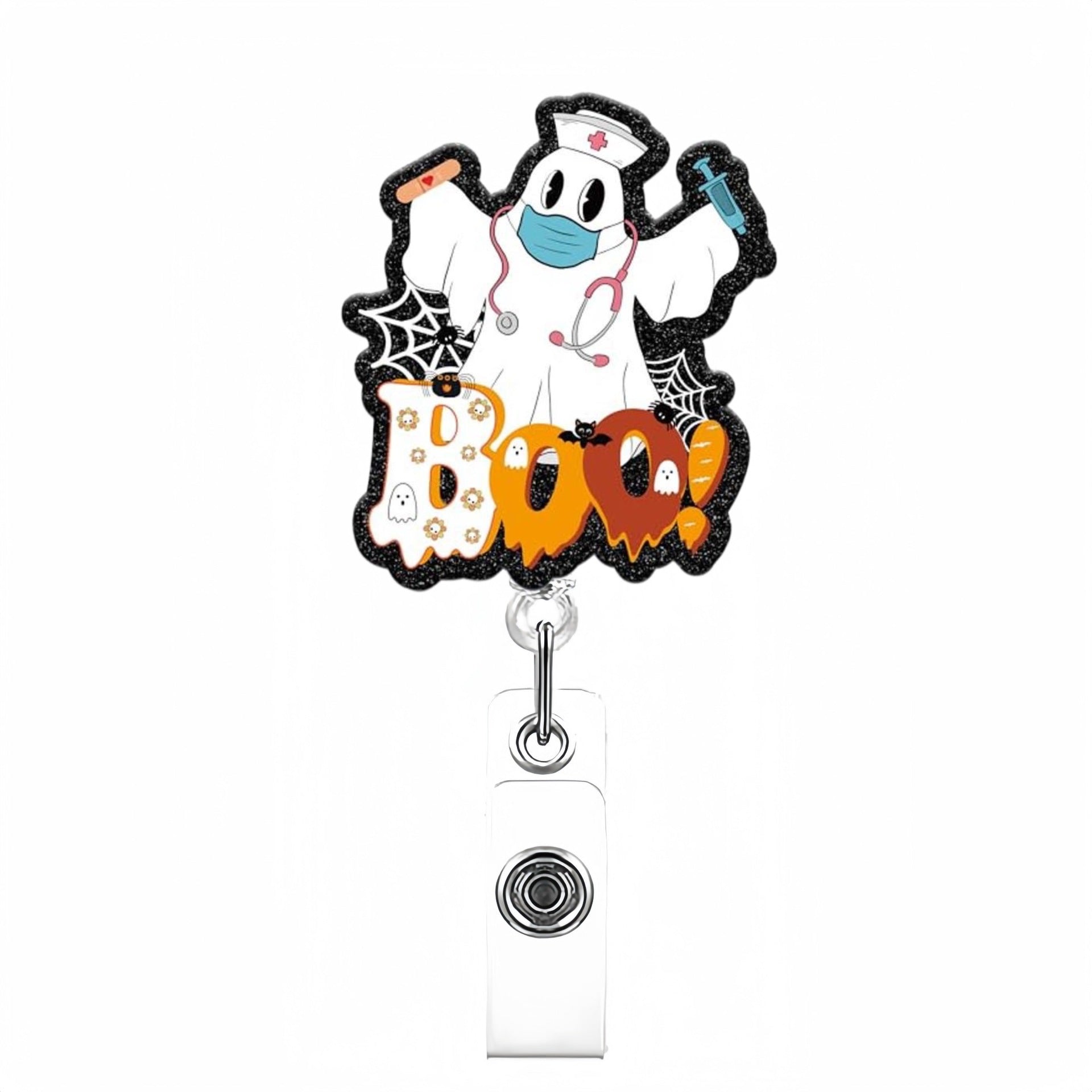 Wholesale  Ghost Badge Reels Keychains
