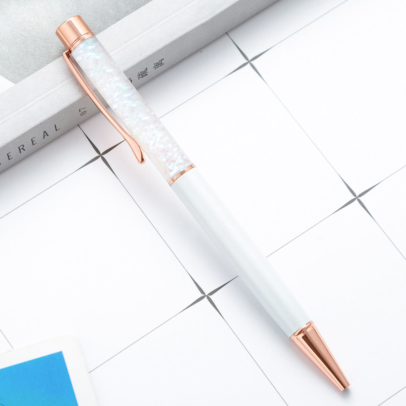 Wholesale Colorful Gold Powder Quicksand Pen Oil Pen ACC-PN-HuaHao002