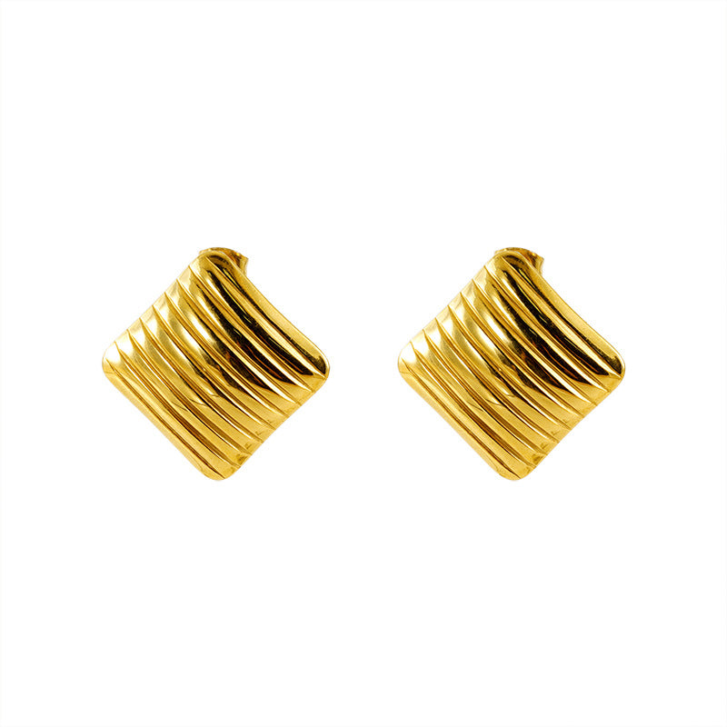 Wholesale 18K Gold Plated Stainless Steel Earrings ACC-ES-ZhongYao009