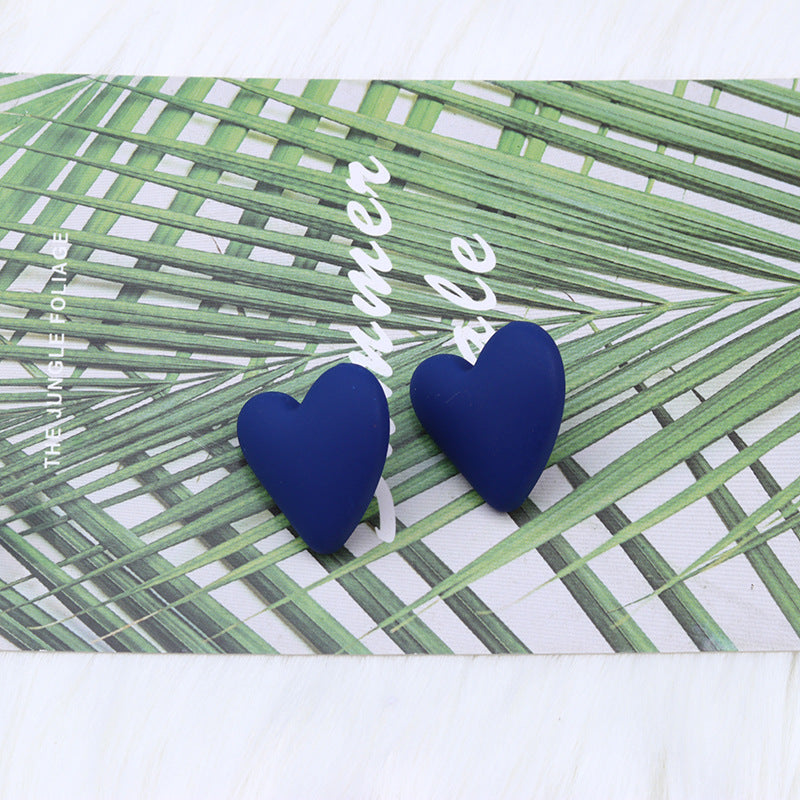 Wholesale Small Heart Valentine's Day Acrylic Earrings