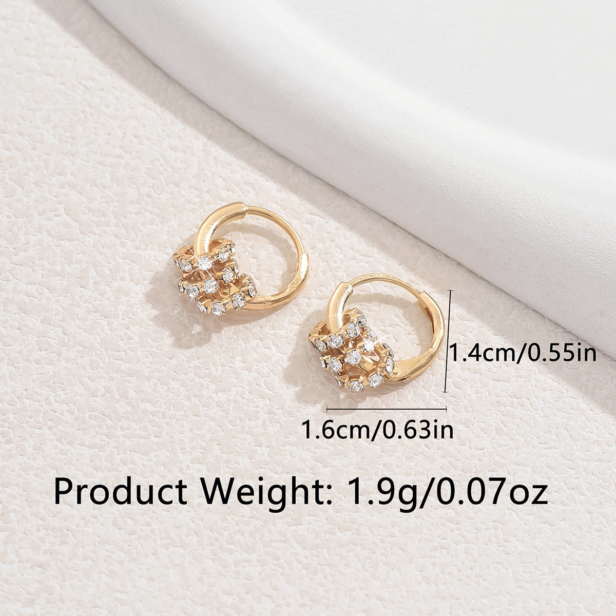 Wholesale versatile small round hoop earrings