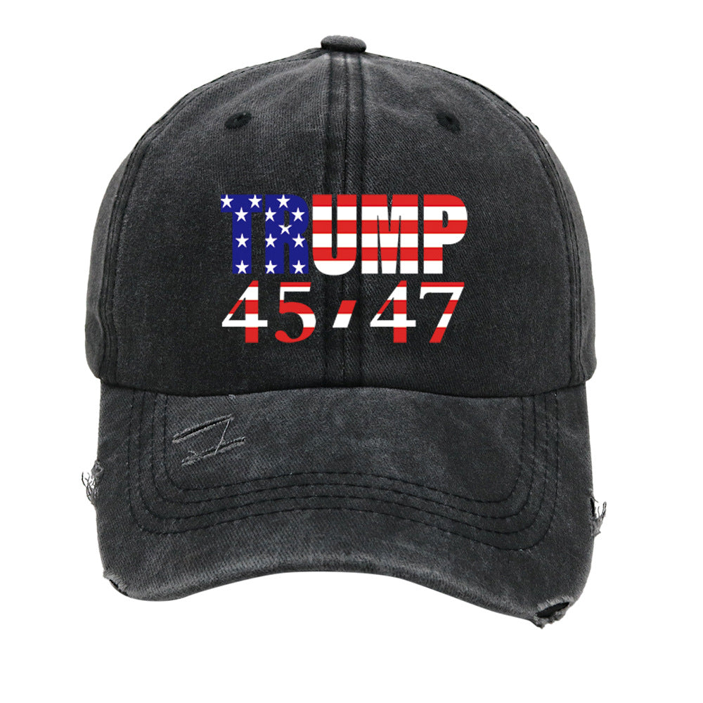 Wholesale  Washed Printed Baseball Cap