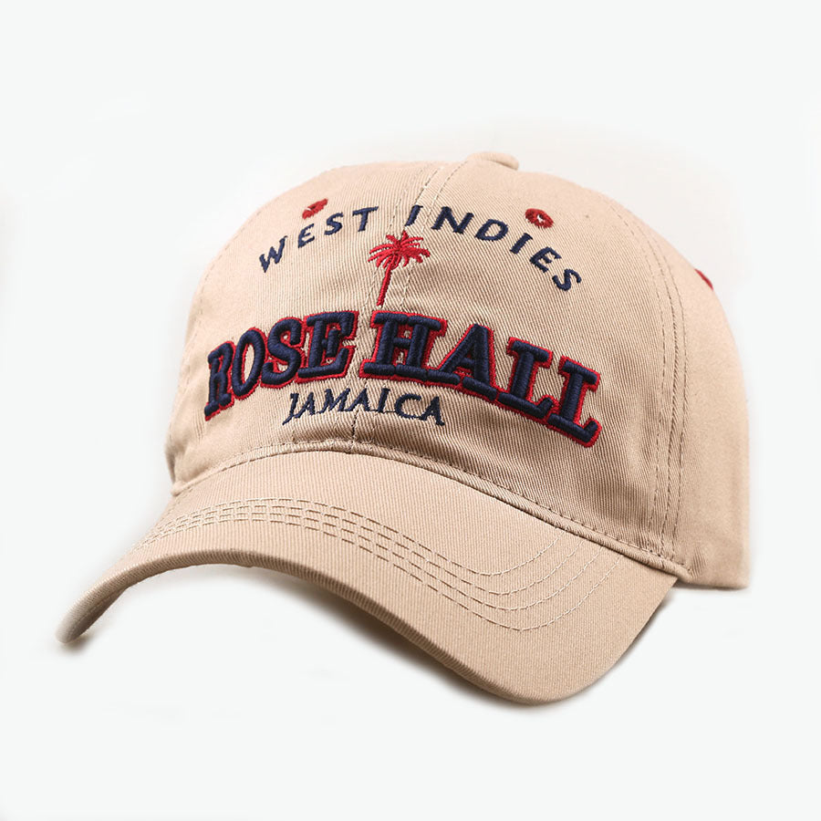Wholesale Embroidered Letter Baseball Cap Women' s Solid Black Sun Protection Outdoor Sports Casual