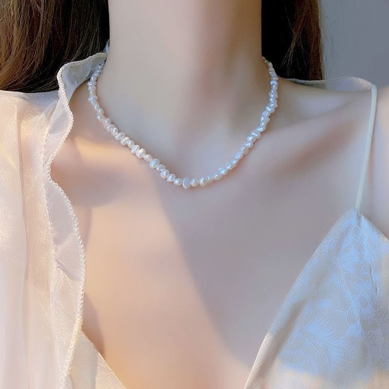 Wholesale Natural Freshwater Baroque Pearl Necklace