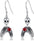 Wholesale Halloween Exaggerated Personality Heart Thoracic Ear Hook Earrings