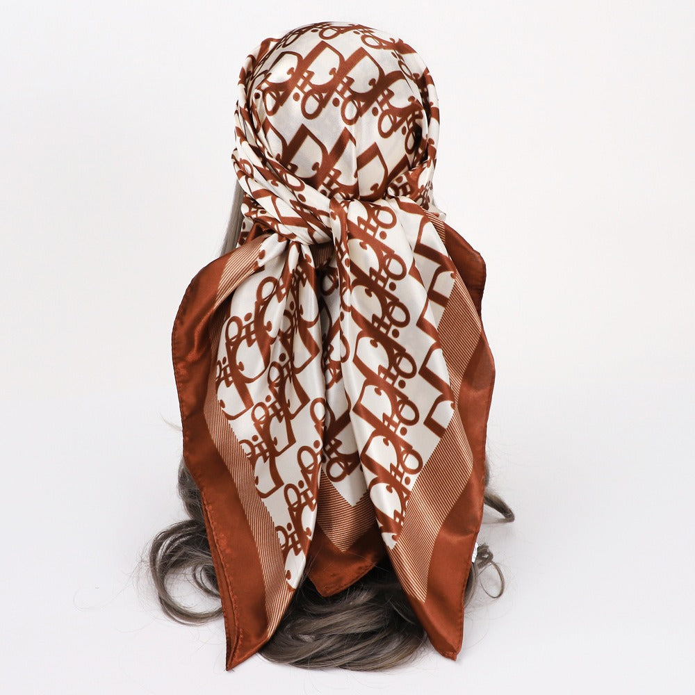 Wholesale 90* 90CM square scarf silk scarf