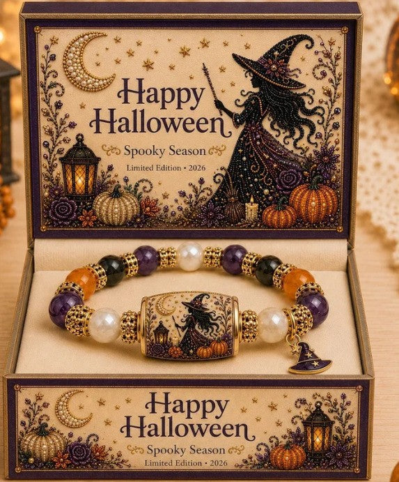 Wholesale  Ghost Magic Hat Charm Beaded Bracelet Fashion Jewelry Accessory Gift for Party Boutique Resale