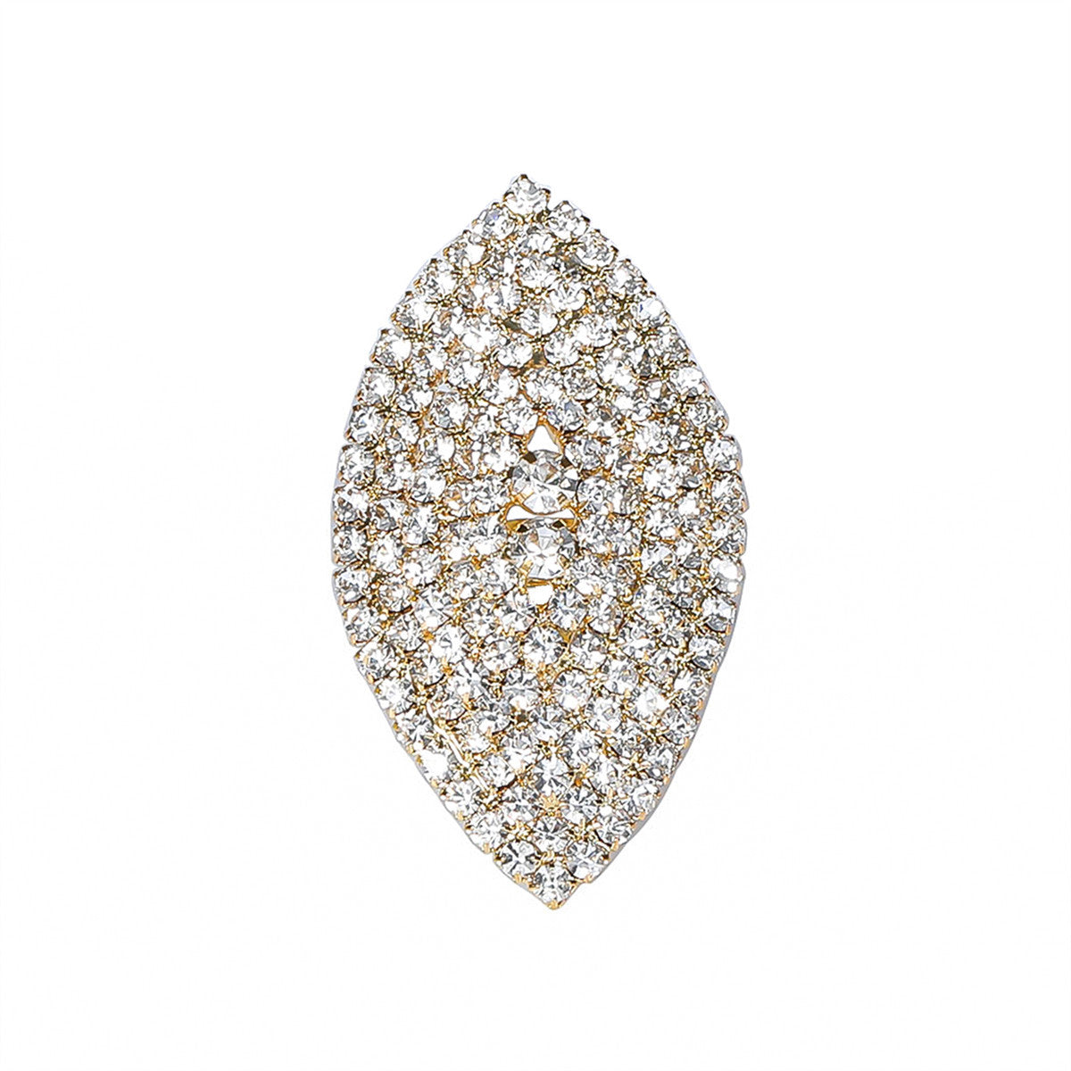 Wholesale geometric rhinestone ring