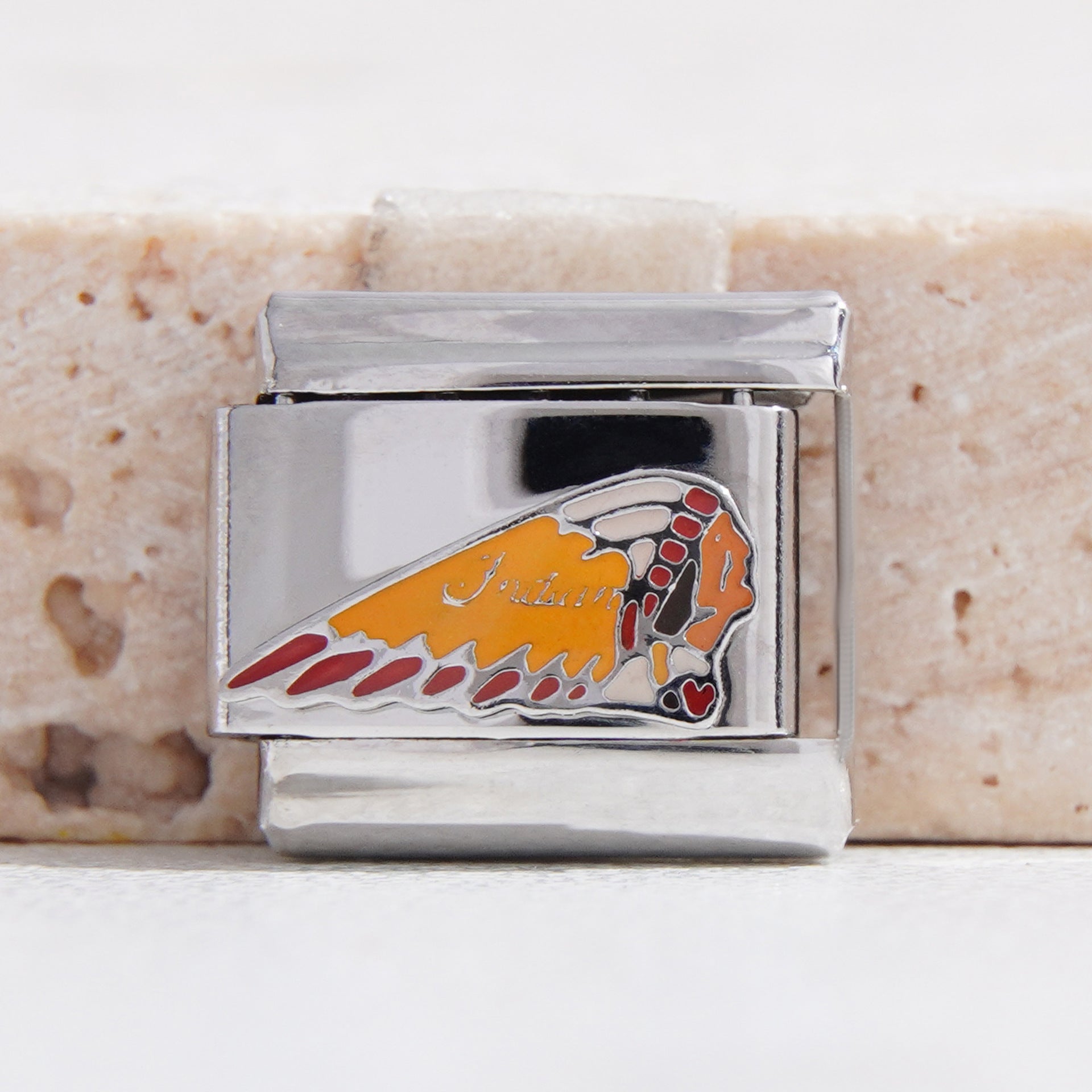 Wholesale Italian Charm Bracelet 9mm DIY Splicing Cute Cartoon Series Stainless Steel Composable Bracelet