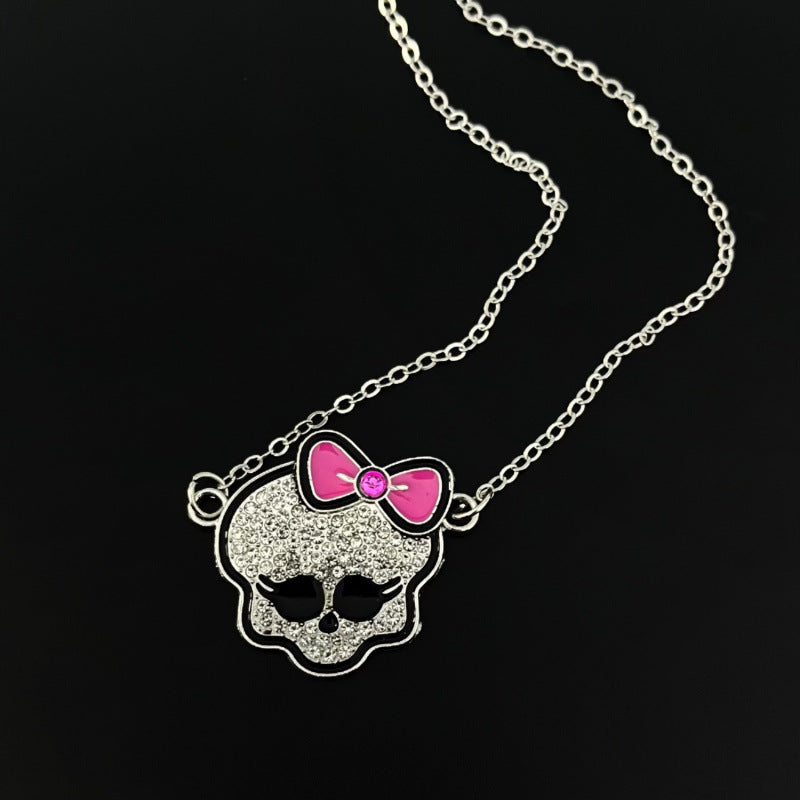 Wholesale Stylish Y2K Ghost Cartoon Pendant Necklace  Fashion Accessory For Resale