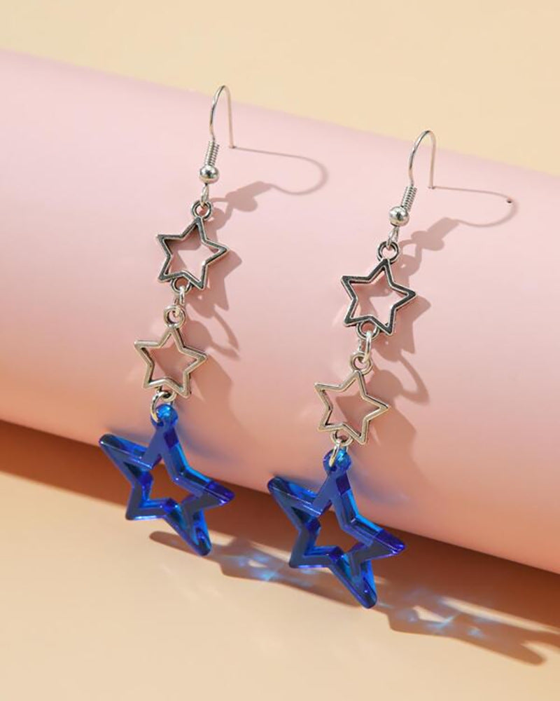 Wholesale  Hollow Star Women's Earrings