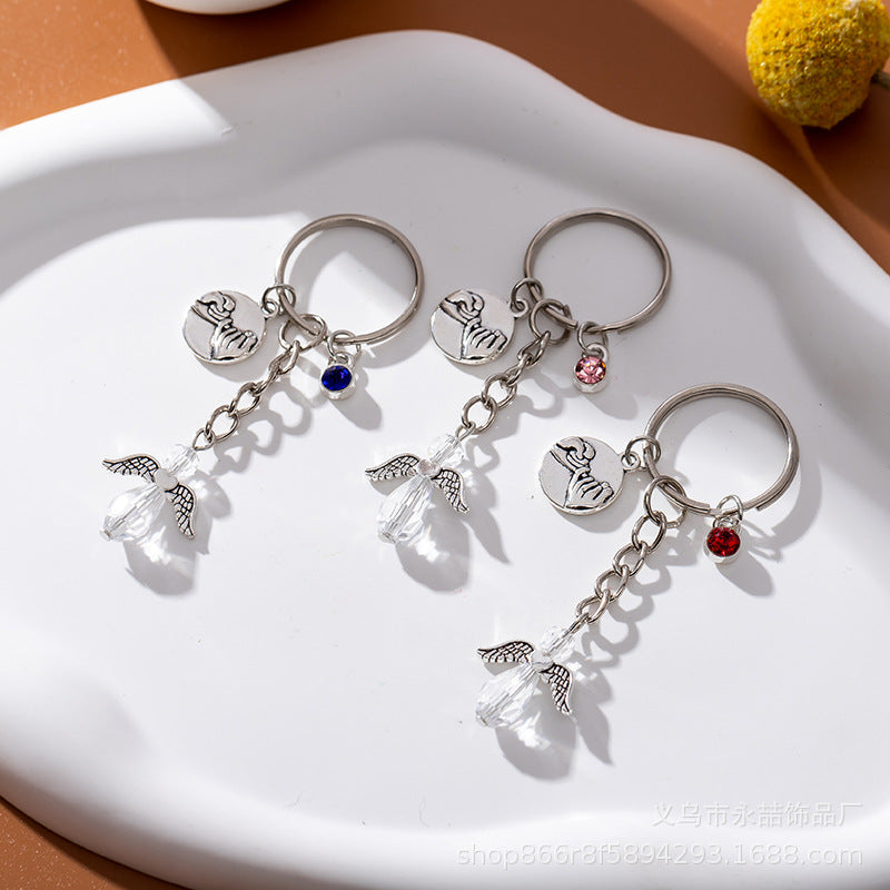 Wholesale Friendship Keychain Key Ring Decoration Pendant 12th Birthday Gift Bulk Keychains ACC-KC-Yongz002