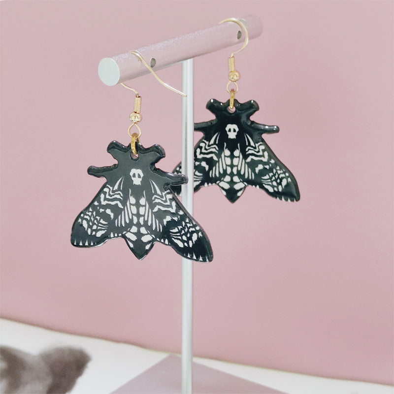 Wholesale   double-sided printing acrylic  earrings