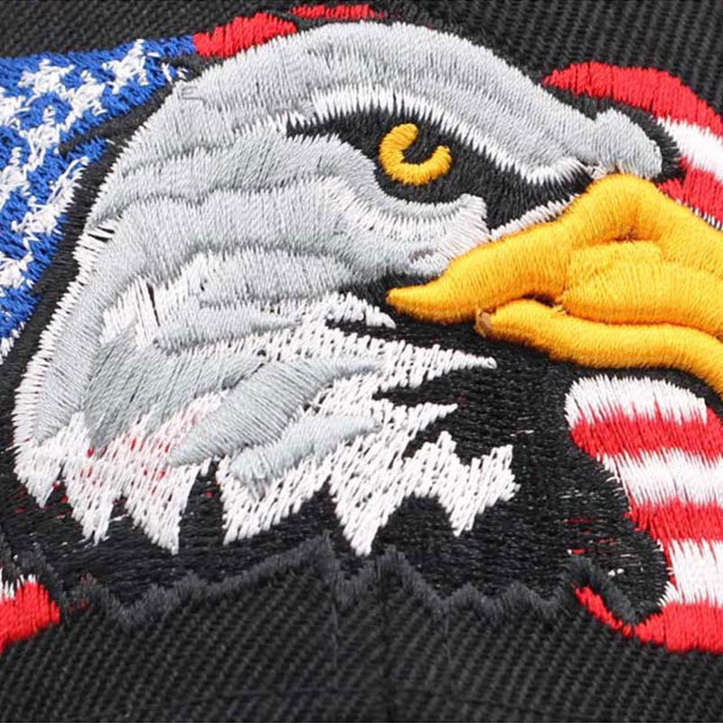 Wholesale  American flag eagle embroidered baseball cap