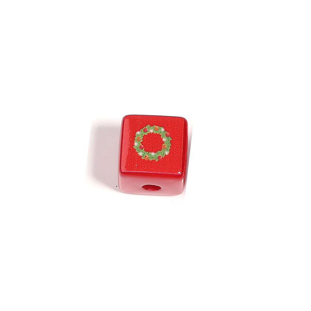 Wholesale 10pcs  Colorful Christmas Tree Focal Beads DIY Bead Accessories