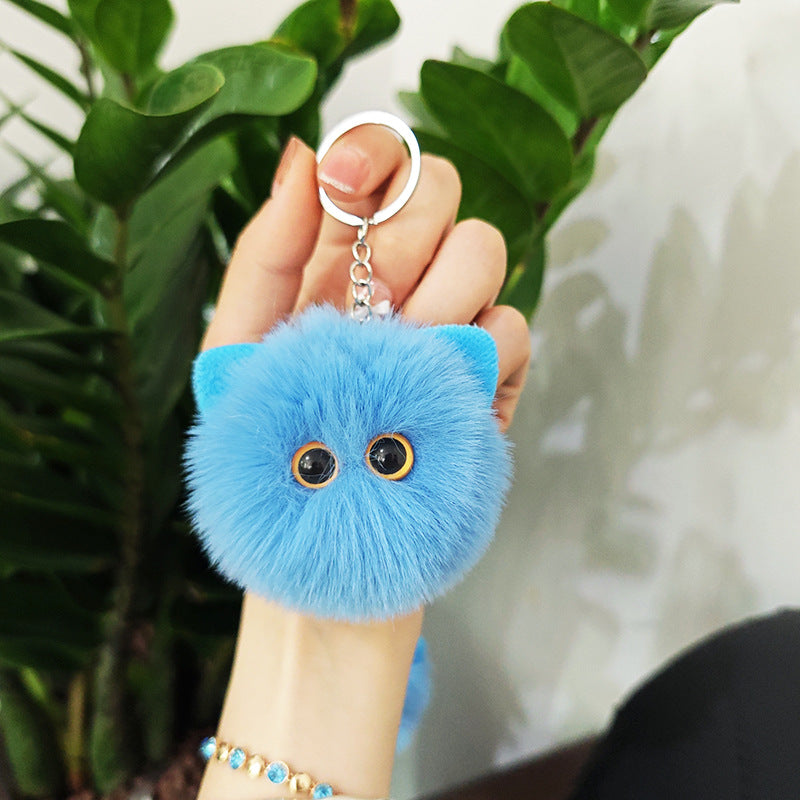Wholesale Cute Plush Cat Head Keychains ACC-KC-Chengx005