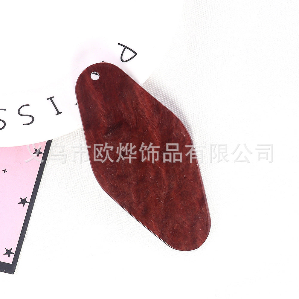 Wholesale 10PCS DIY Acrylic Letter Keychain/ Bookmark