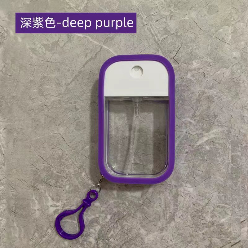 Wholesale Push Silicone Hook Perfume Alcohol Packaging Empty Bottle Keychain ACC-KC-XY001