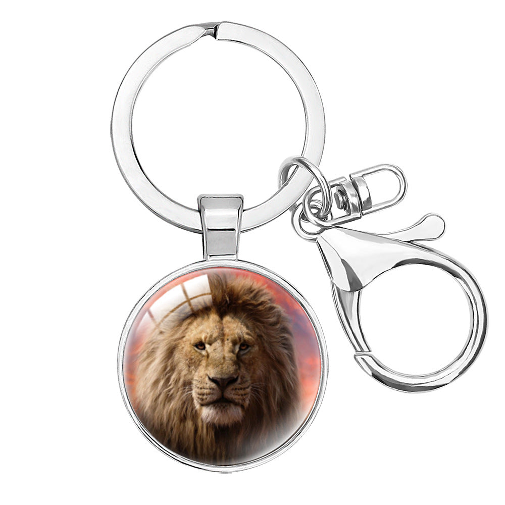 Wholesale Cartoon lion decoration keychain