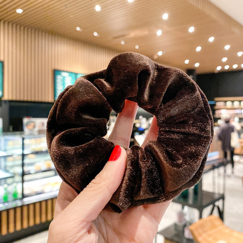 Wholesale Gold Velvet Plush Hair Band ACC-HS-Huidi025