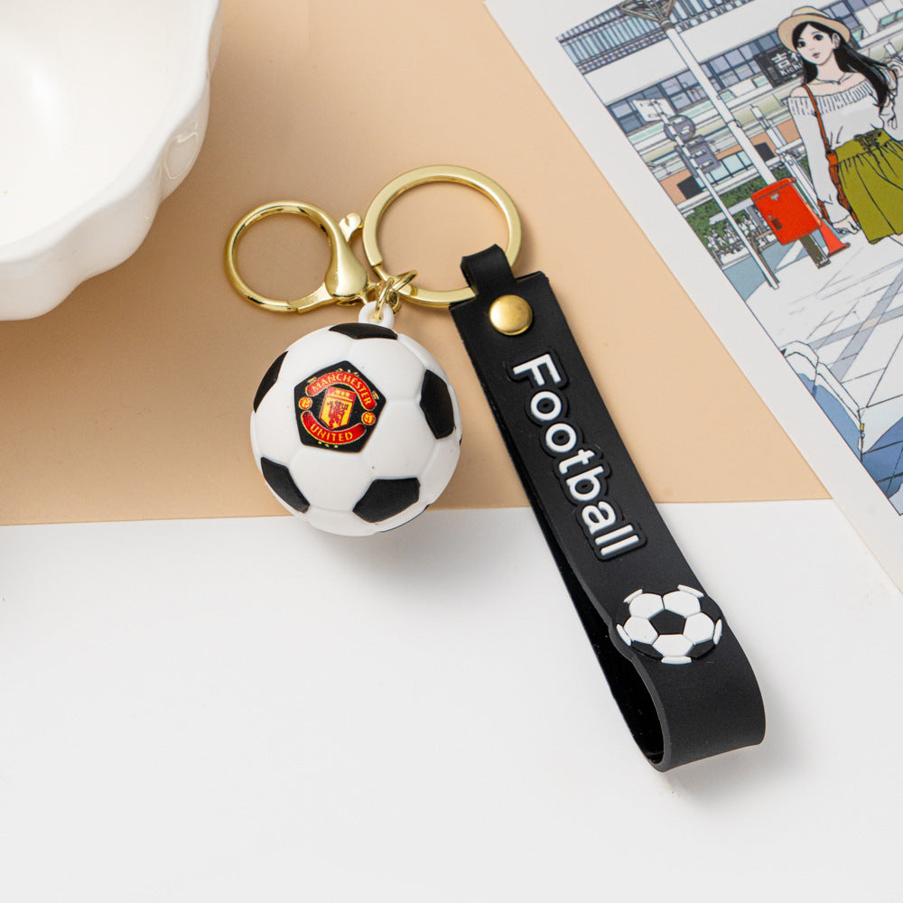 Wholesale 2026 World Cup Cartoon Soccer Keychain PVC Cute Bag Charm Decorative Gift