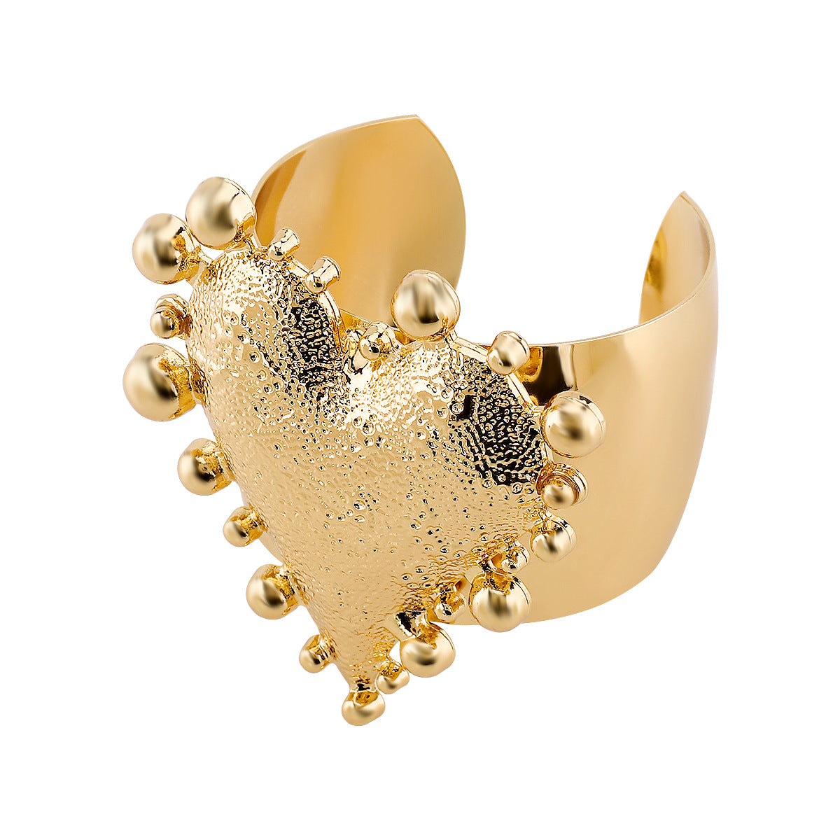 Wholesale Retro Niche Design Large Love Glazy Wide Bracelet Light Luxury Fashionable High-end Bracelet for Women