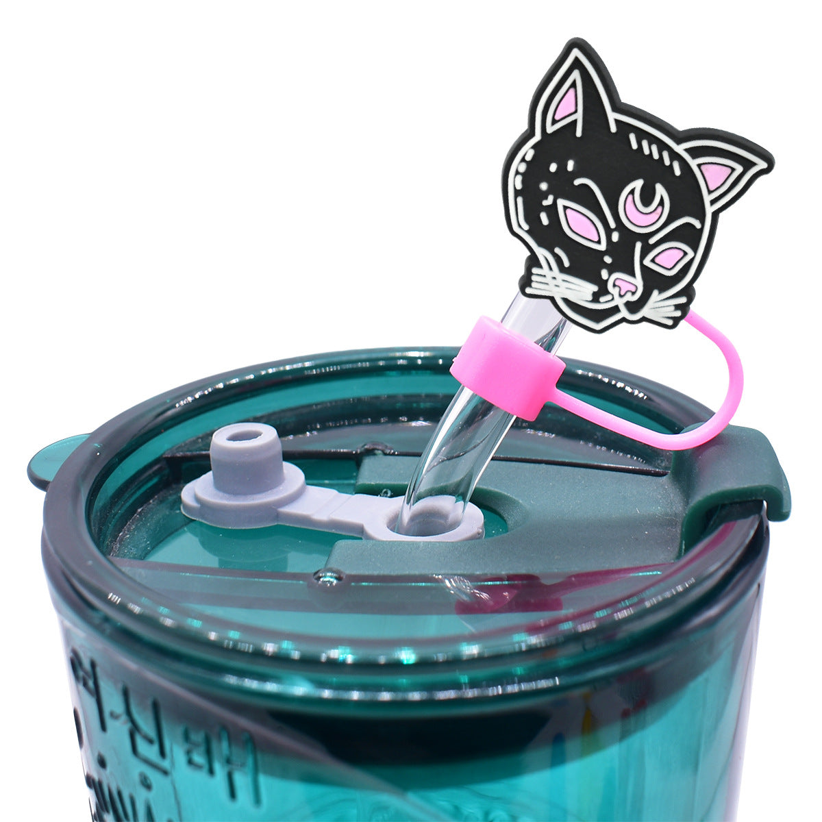 Wholesale Random 100pcs     10mm PVC Soft Straw Tube Cap