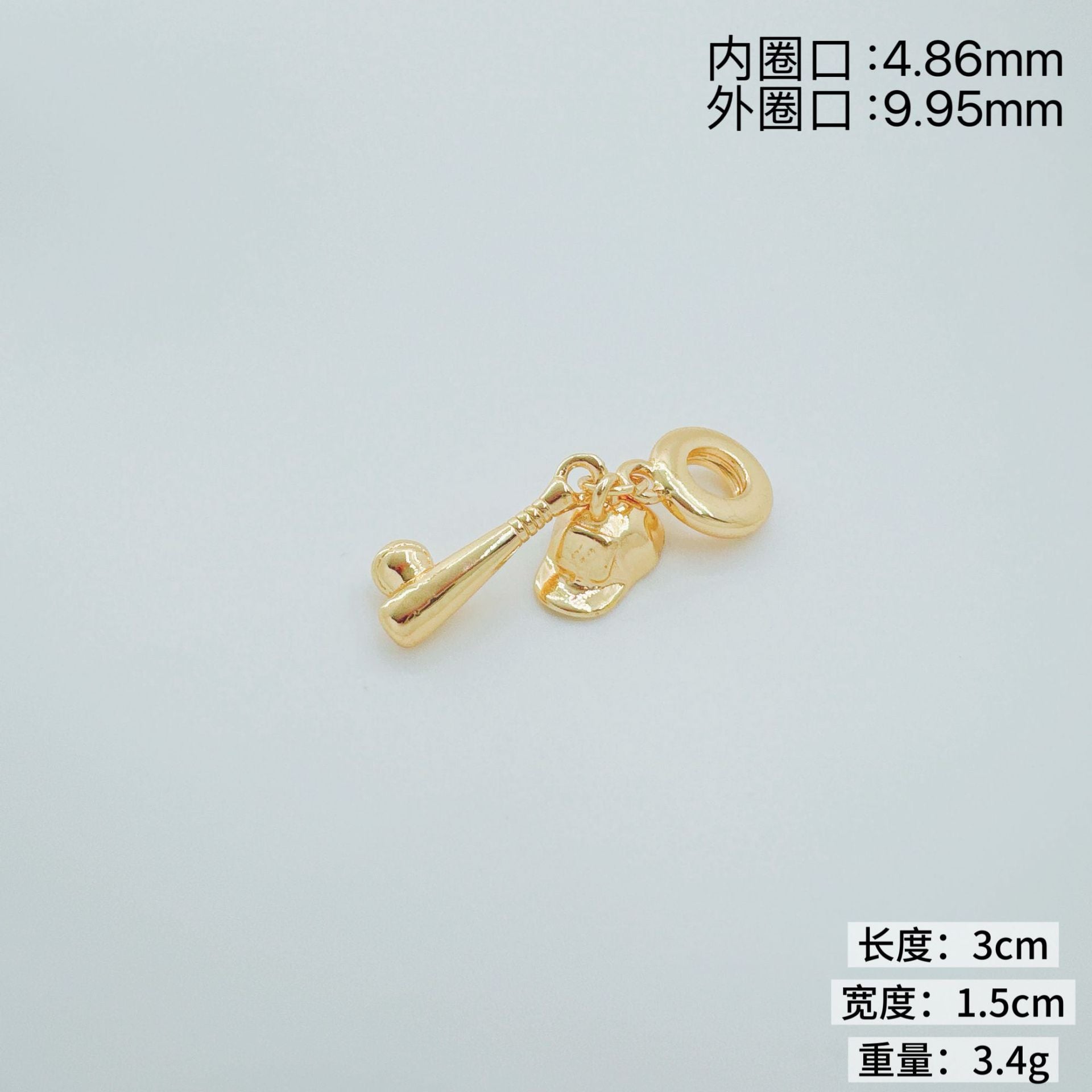 Wholesale Gold Plated Copper Sports Necklace Football Basketball Pendant
