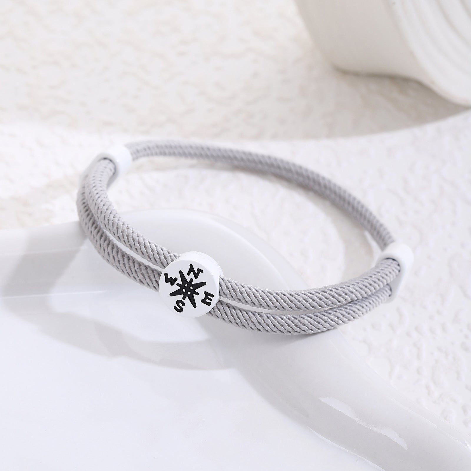 Großhandel Abschlusssaison Inspirierende Kompassgewebe Seilseilarmband