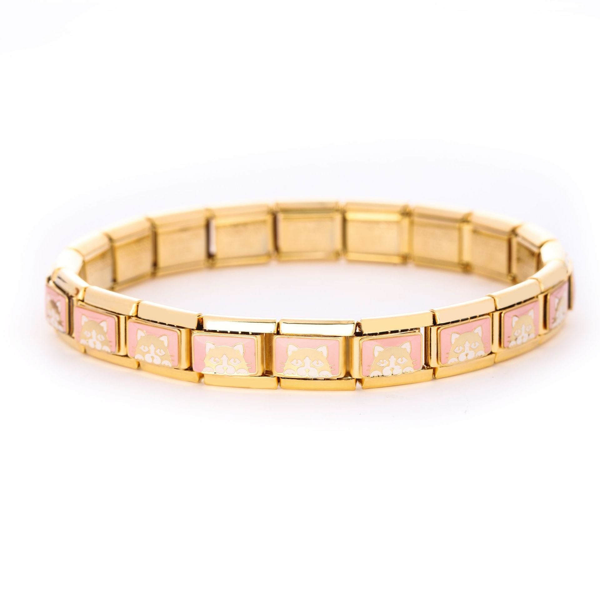 Wholesale Italian Charm Bracelet 9mm DIY Splicing Removable Stainless Steel Moon Swan Composable Bracelet ACC-BT-XY038