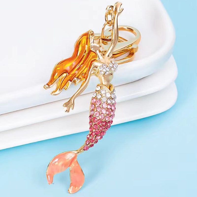 Wholesale Cute Mermaid Keychain,  Women' s Accessories,  Car Key Pendant,  Key Chain,  Direct Supply from the Manufacturer