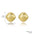Wholesale Light Luxury Niche Knot Metal Gold Earrings