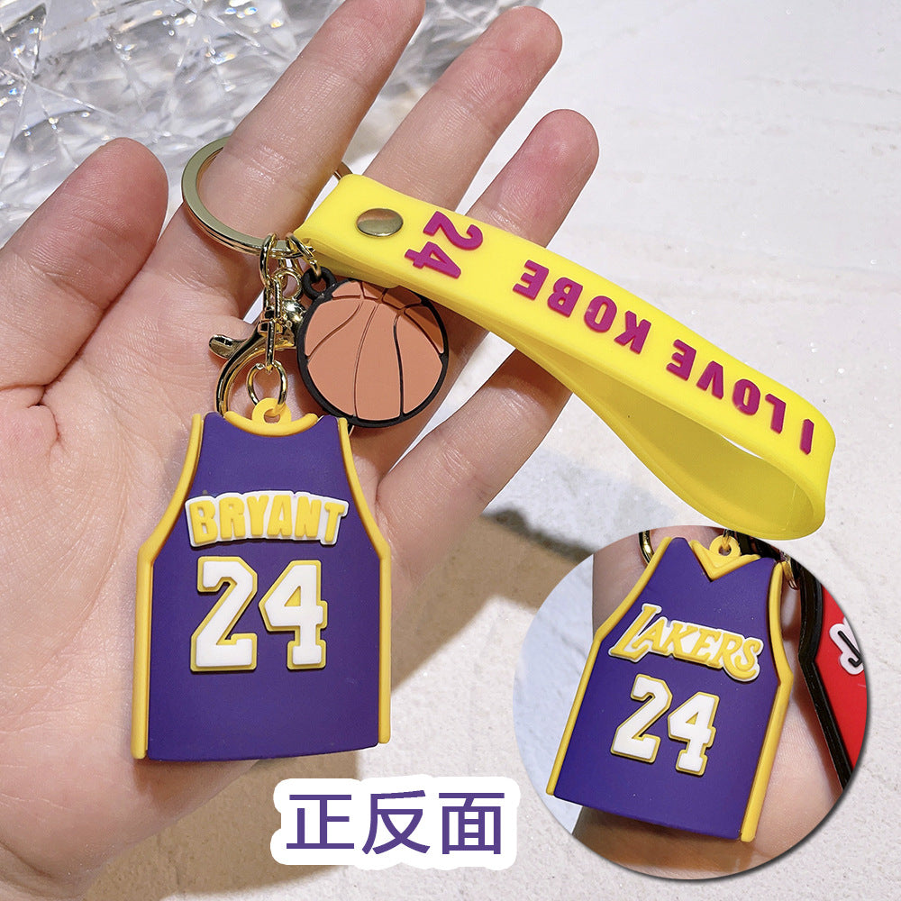 Wholesale Basketball jersey keychain