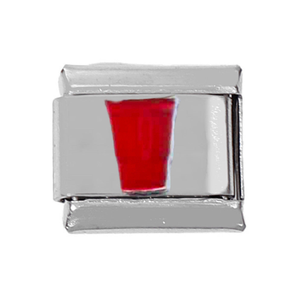 Wholesale 5pcs Italian Charm Bracelet Charm Module Stainless Steel Bow Love Bracelet 9mm DIY Pattern Free Stitching Detachable Composable Bracelet ACC-BT-DaLiang012