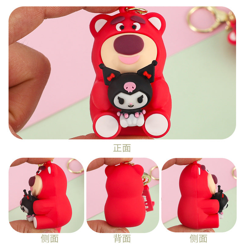 Wholesale Creative Cartoon Cute Doll Keychain ACCVIP-KC-RongX001