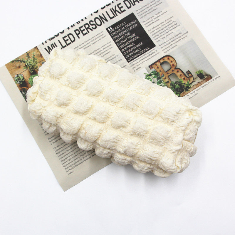Wholesale Macaroon Color Bubble Grid Pencil Case