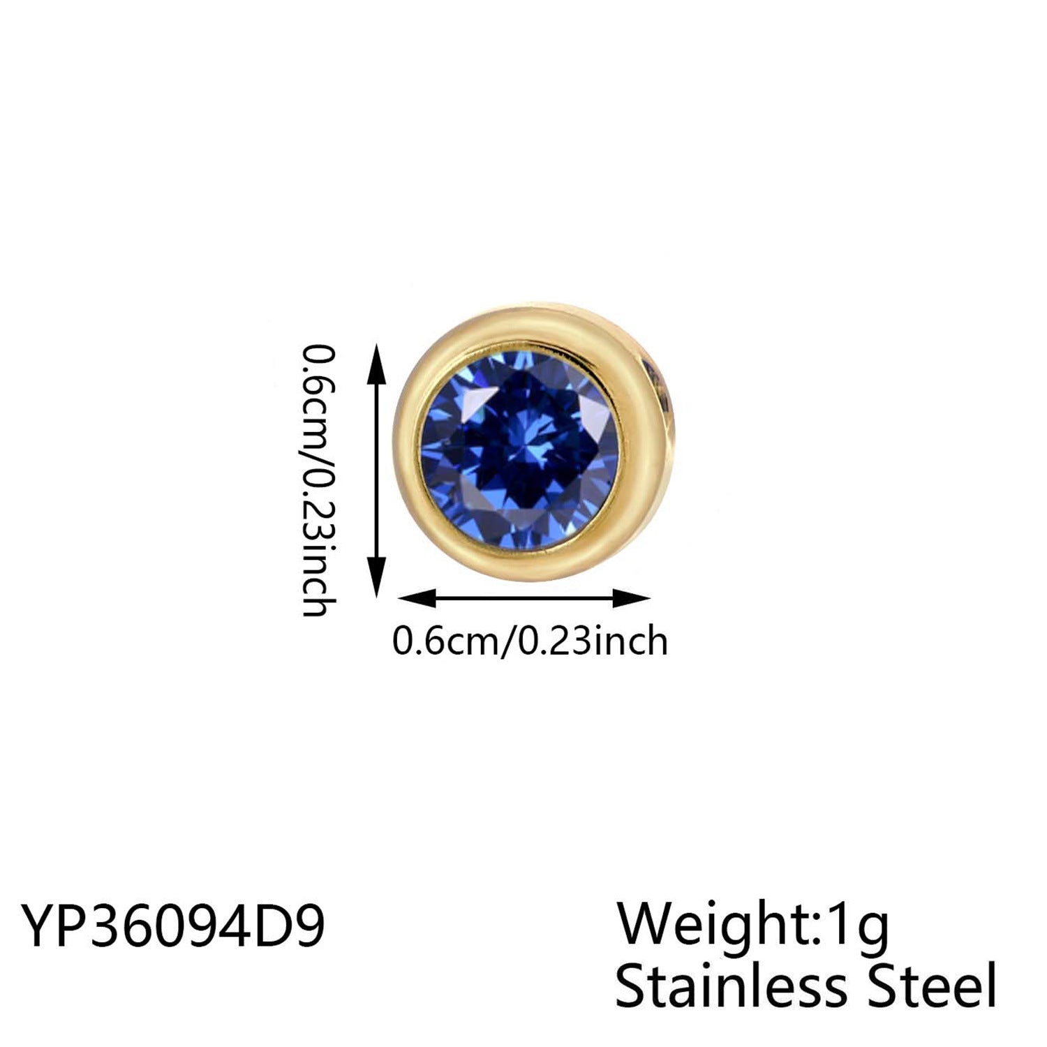 Wholesale Twelve zodiac signs birth stone titanium steel gold-plated non-fading pendant